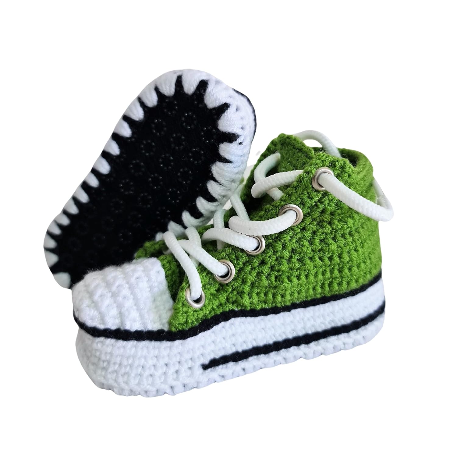 Sa By Seay Organic Green Baby Booties Handmade
