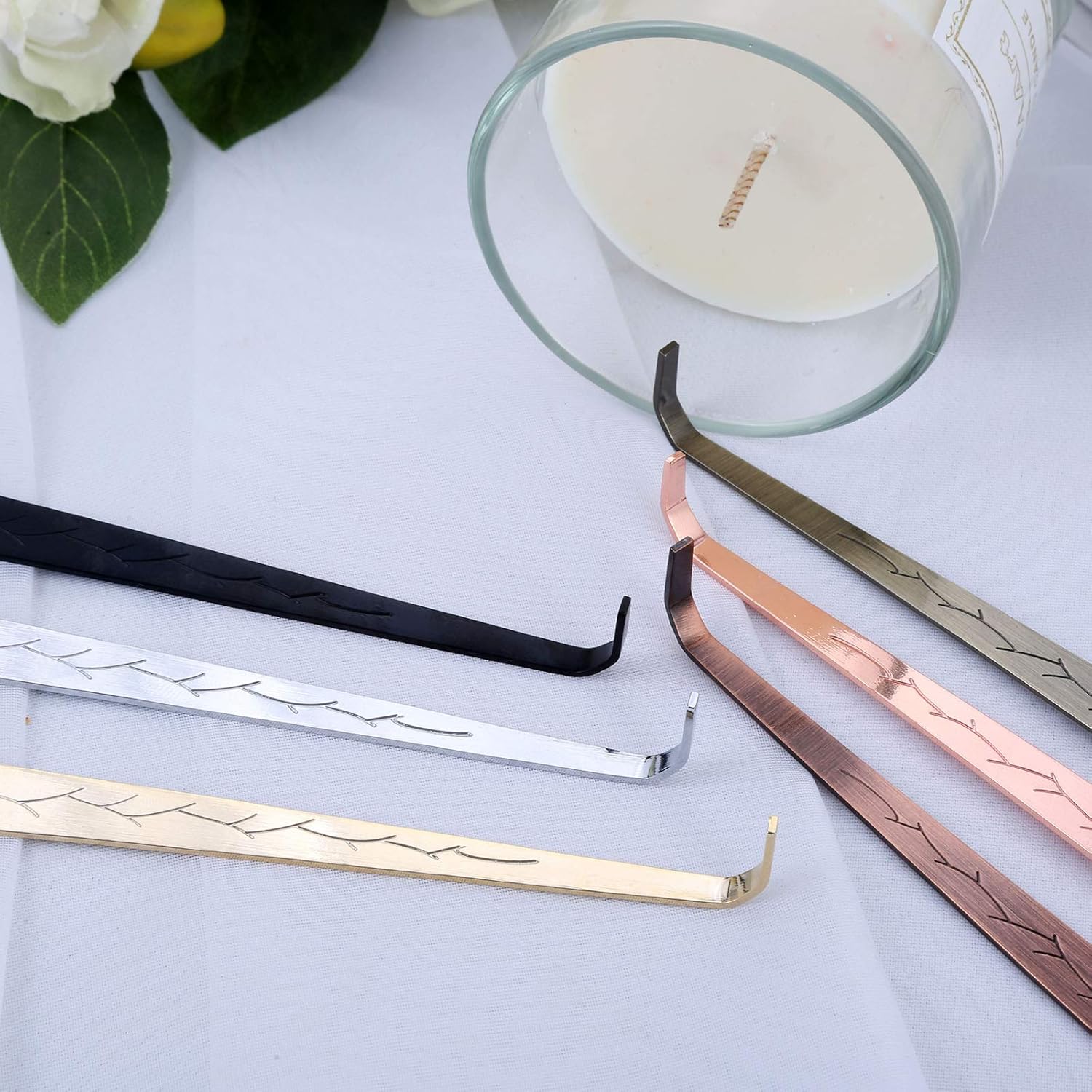 MUXSAM 3 in 1 Candle Snuffer Set Rose Gold 1