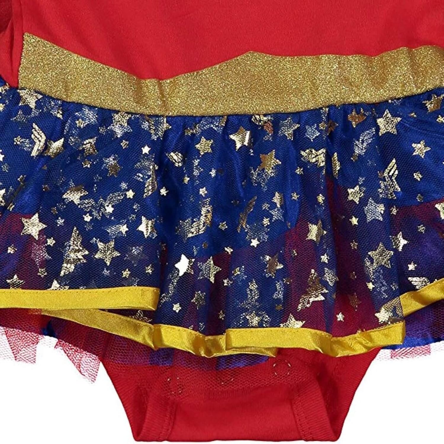 DC Comics Wonder Woman Baby Costume Bodysuit Cape Headband