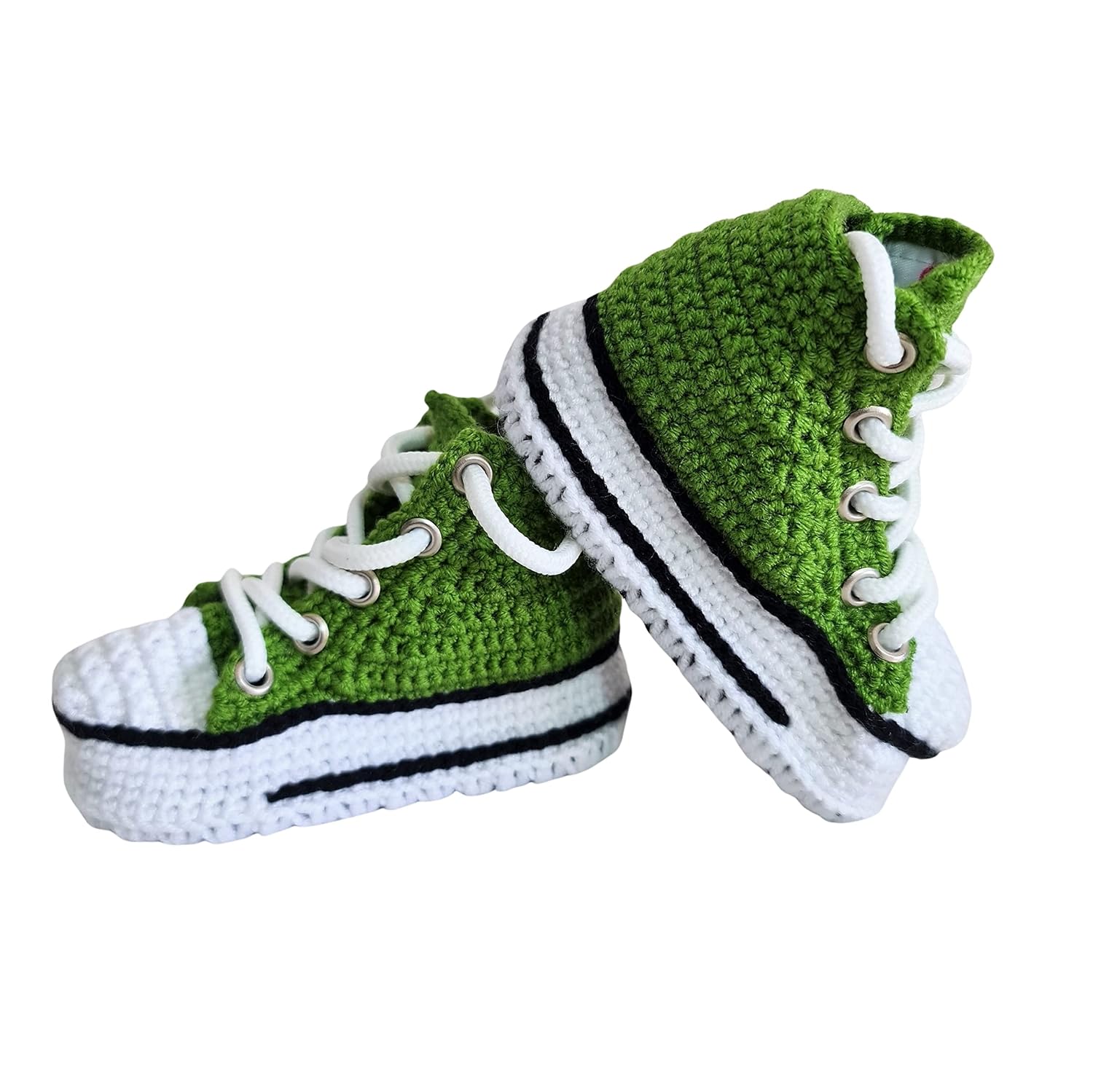 Sa By Seay Organic Green Baby Booties Handmade