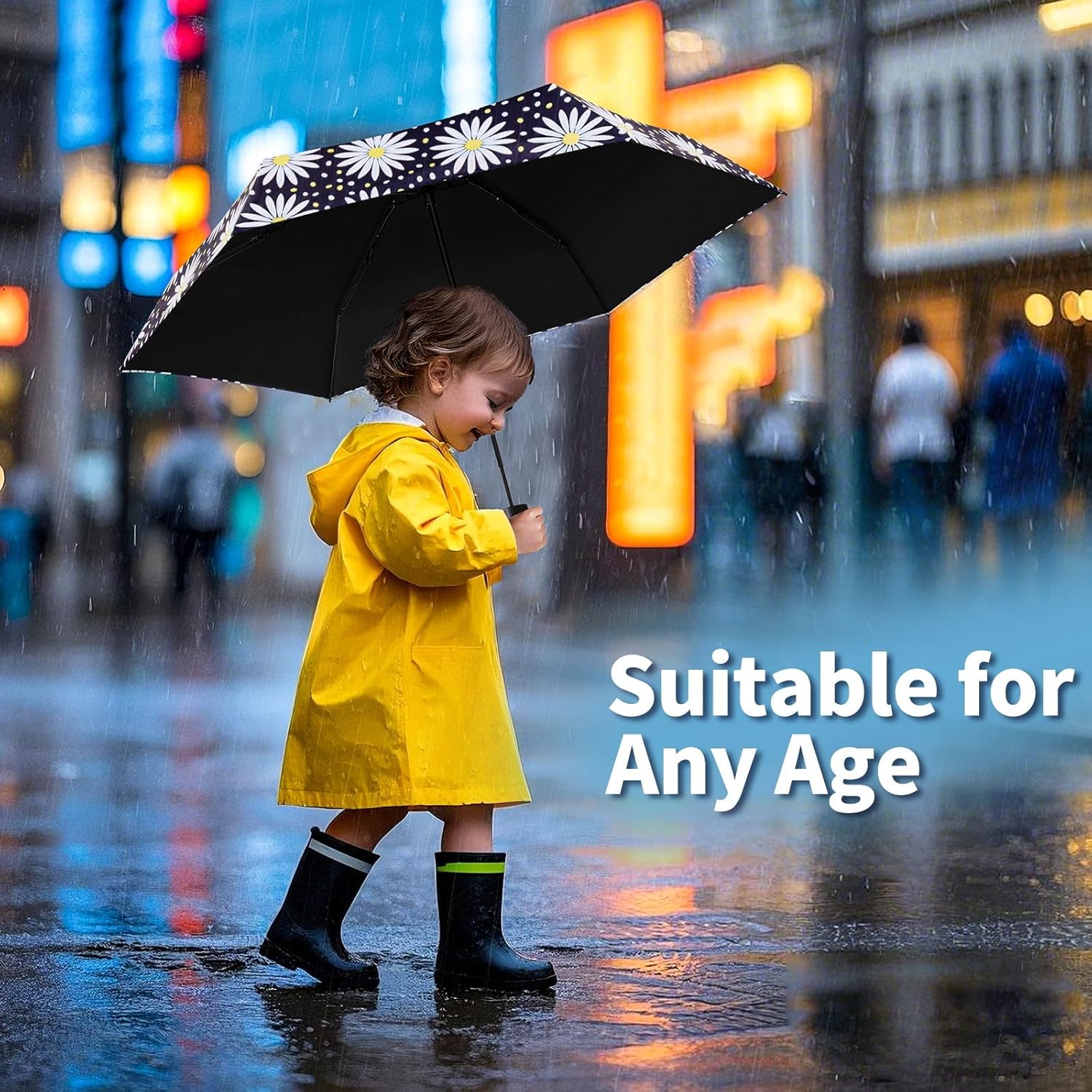 Yoobure Compact Travel Umbrella with UV Protection