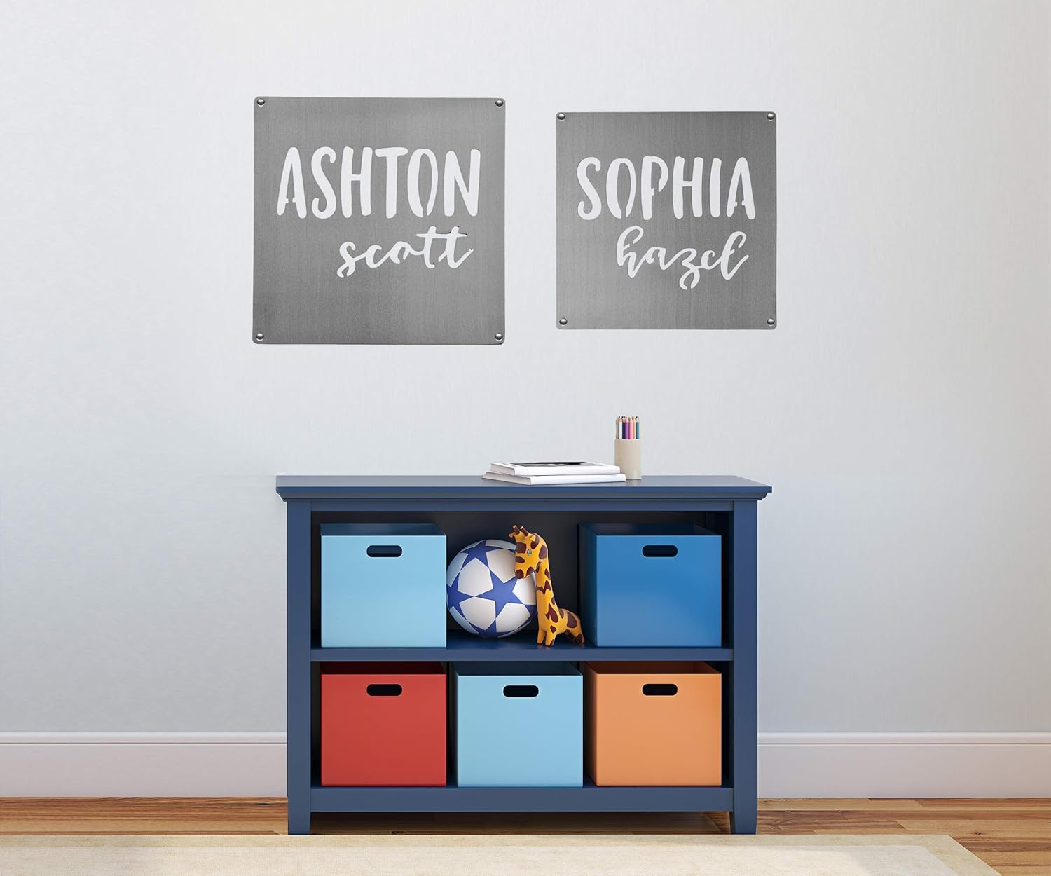 Custom Baby Name Sign - Say My Name Square Decor
