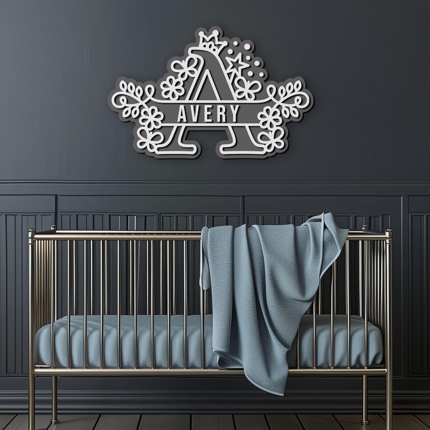 Custom Wood Name Sign with All Letters Available