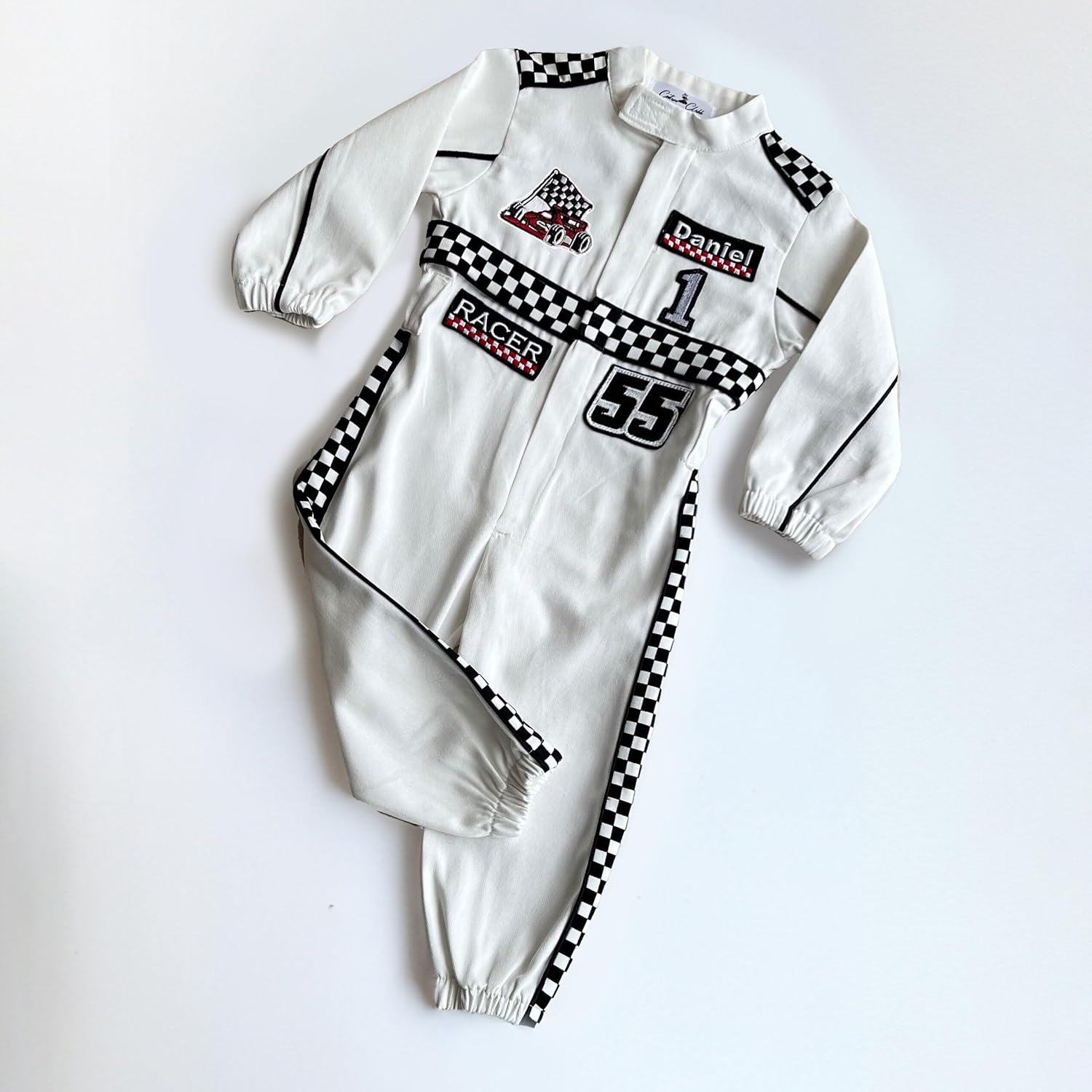 Handmade Race Car Driver Costume for Toddlers 1