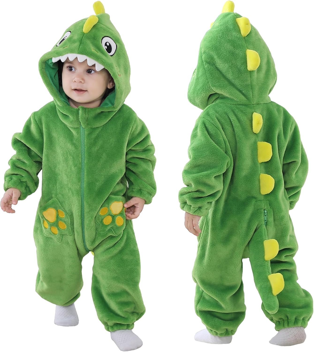 TONWHAR Baby Halloween Dinosaur Costume Set