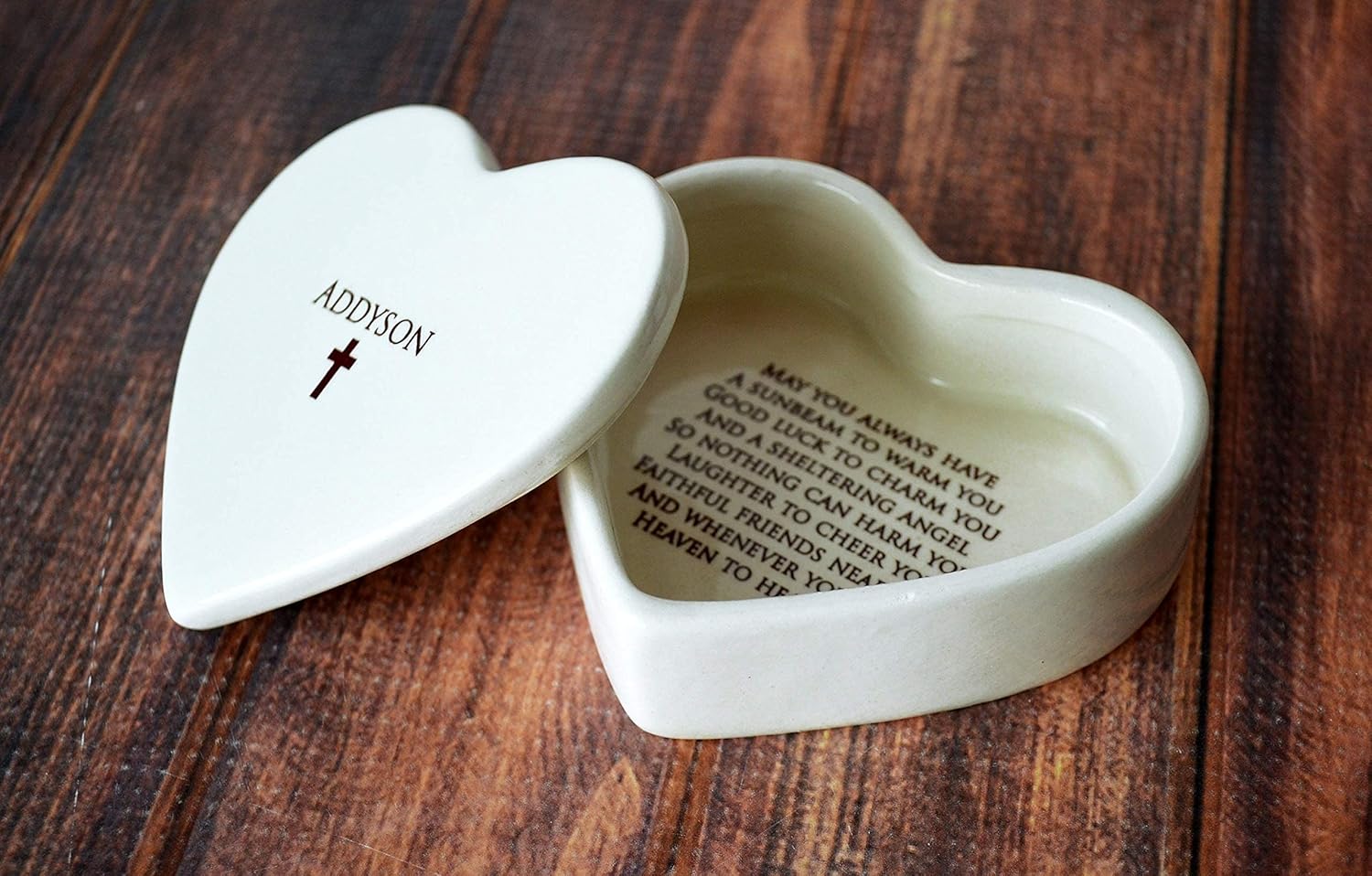 Personalized Keepsake Box with Irish Blessing 1
