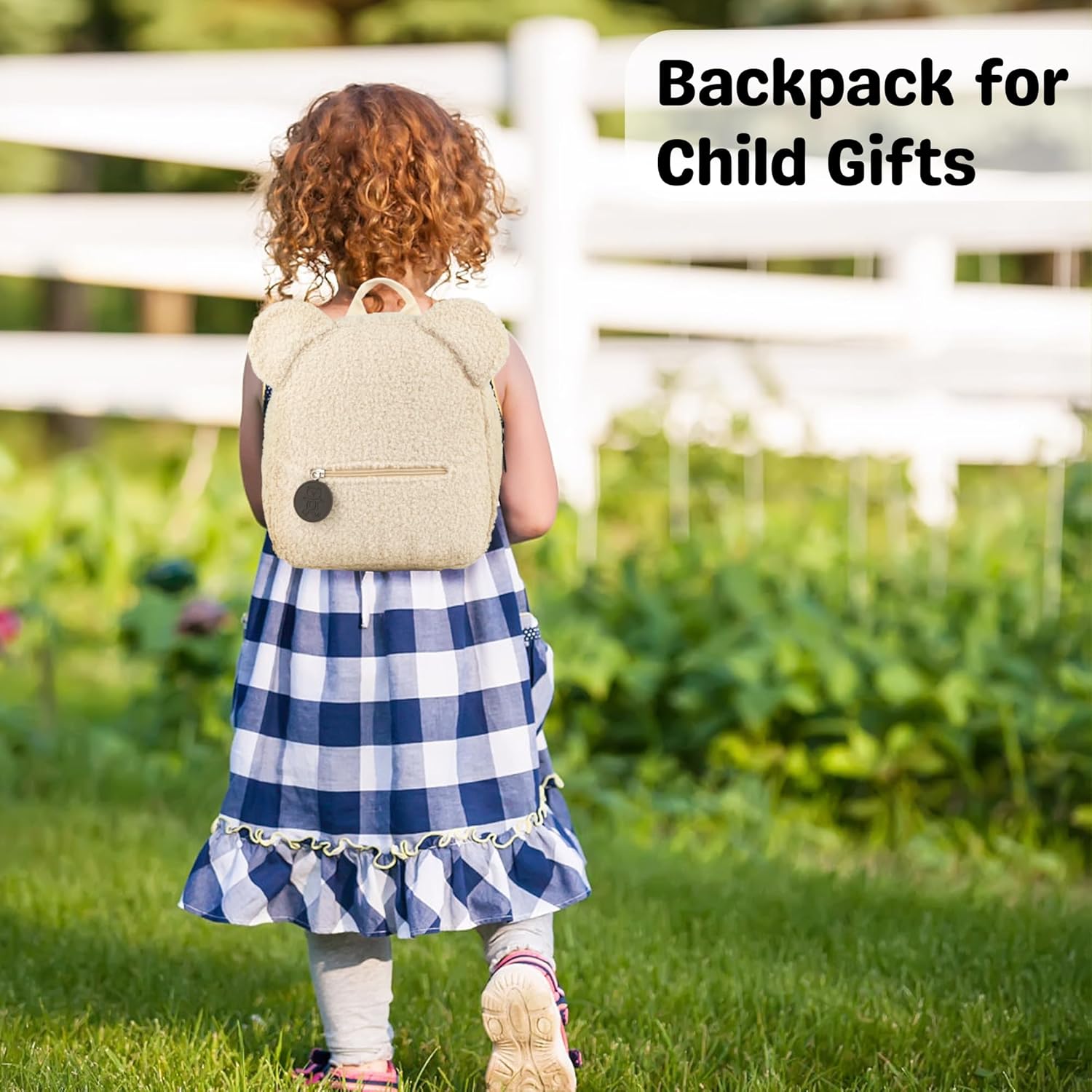 MT WORLD Plush Teddy Bear Backpack for Kids 1