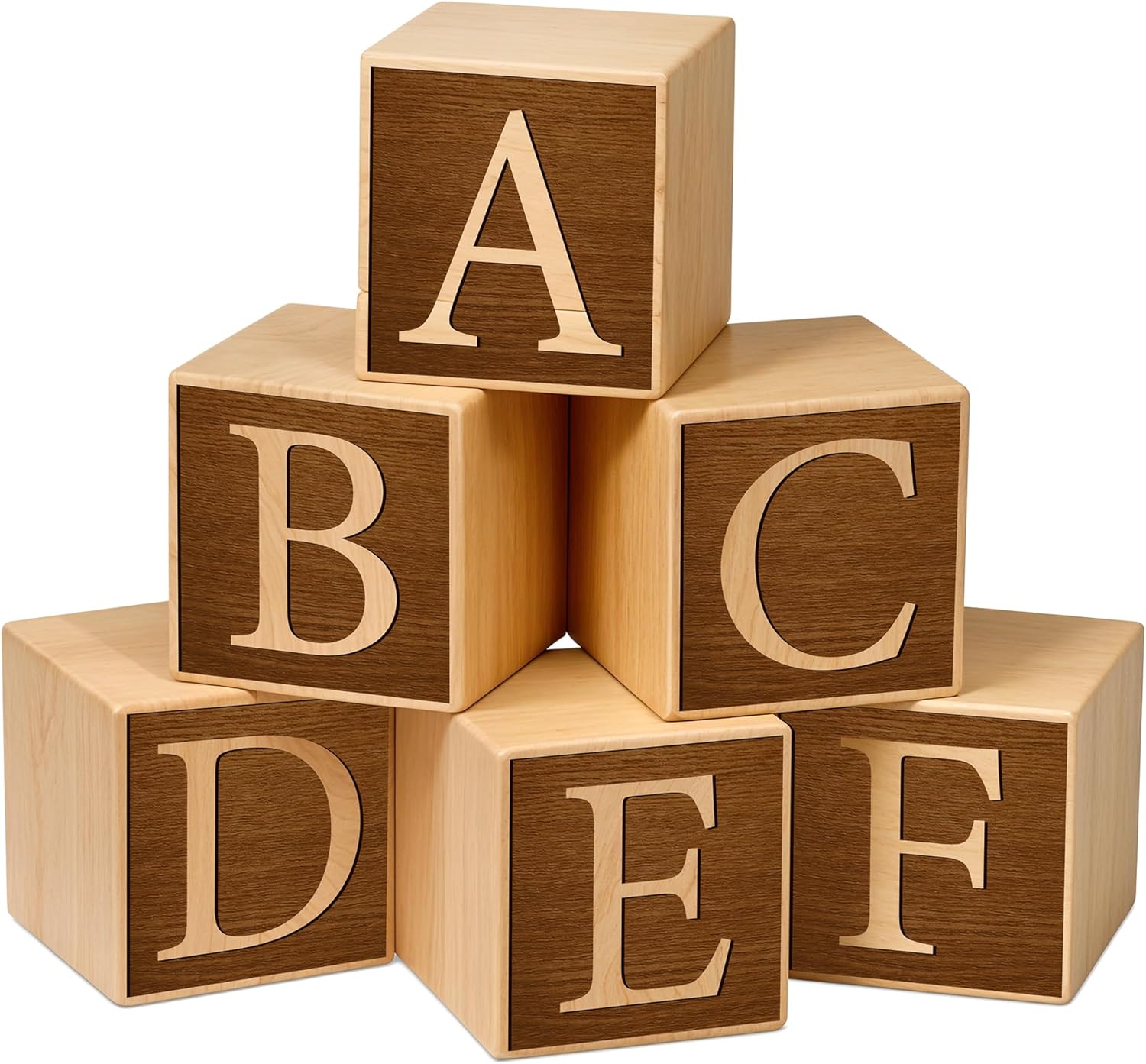 Custom Name Wooden Blocks for Nursery Room