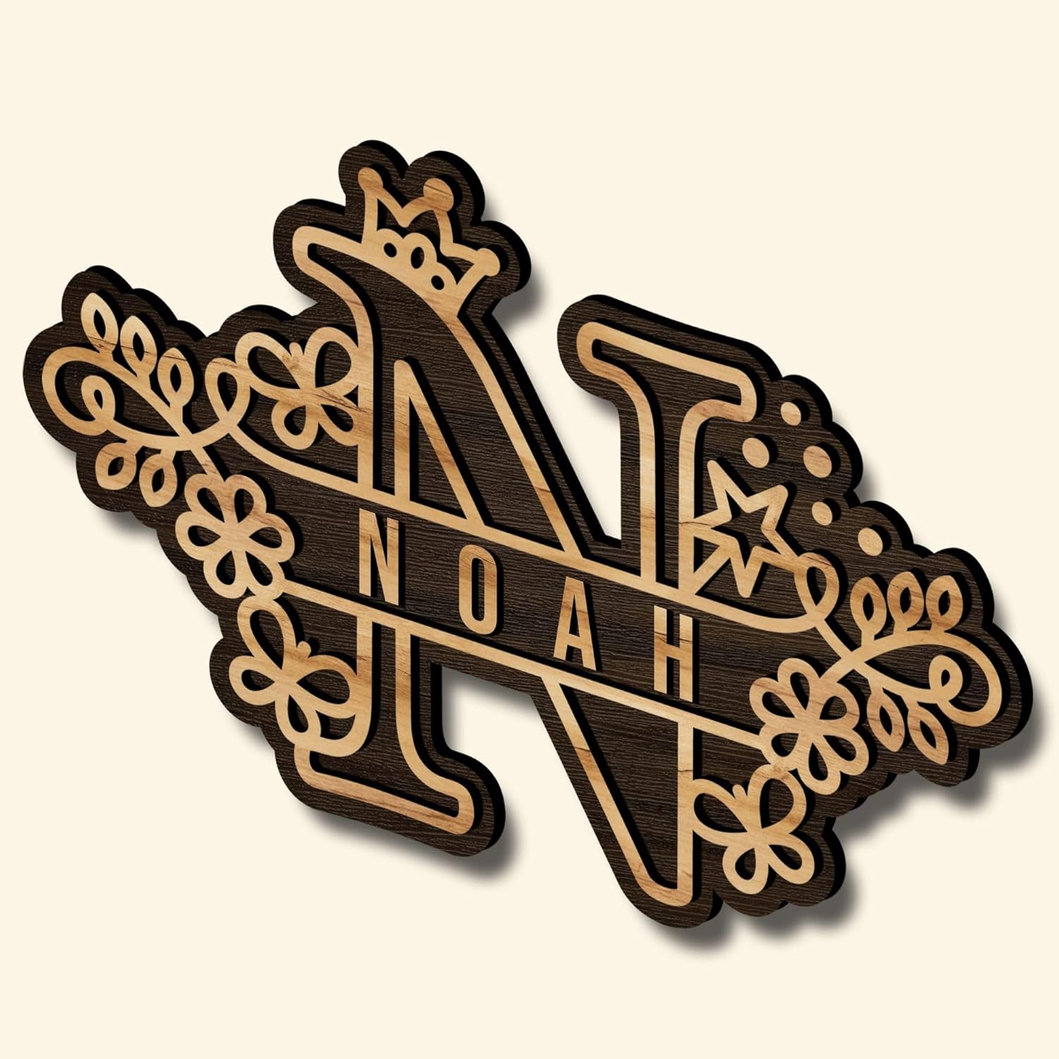 Custom Wood Name Sign with All Letters Available