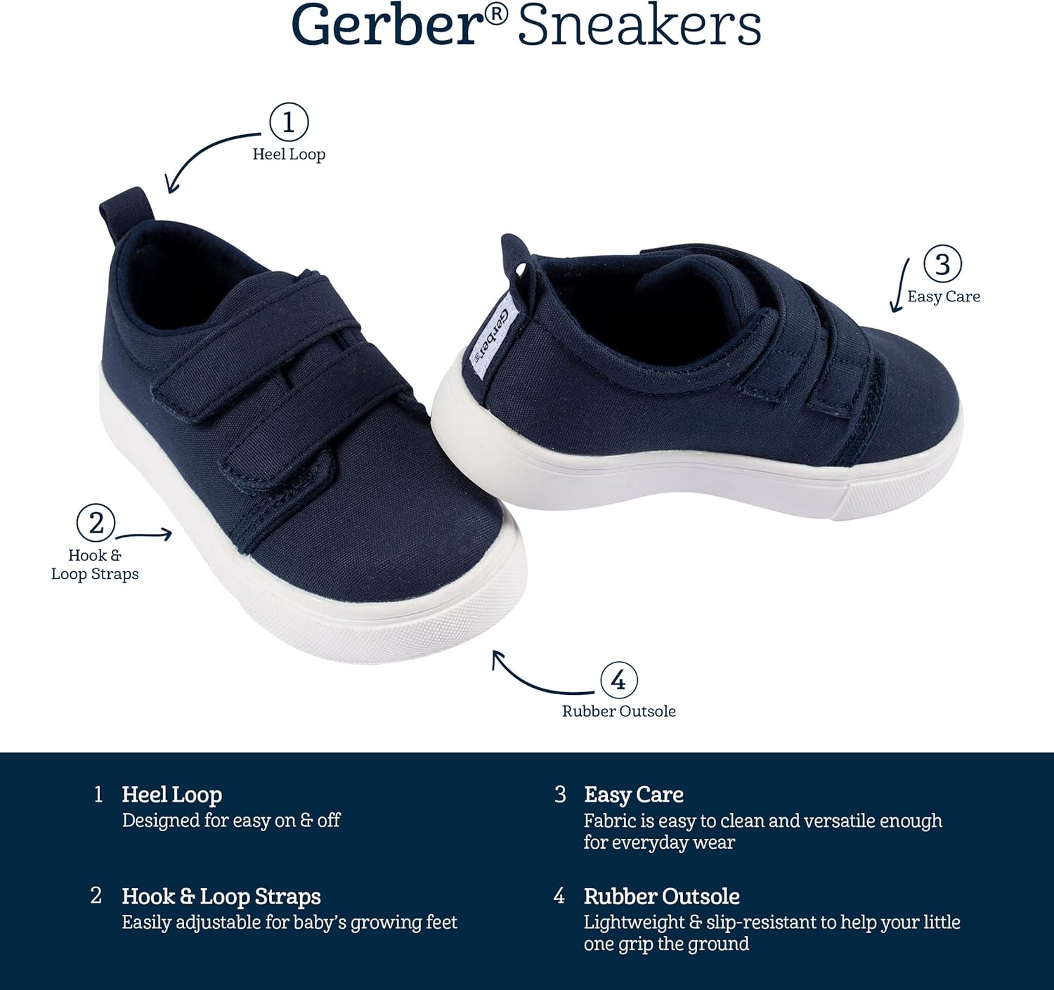 Gerber Newborn Crib Shoes for Baby First Walker