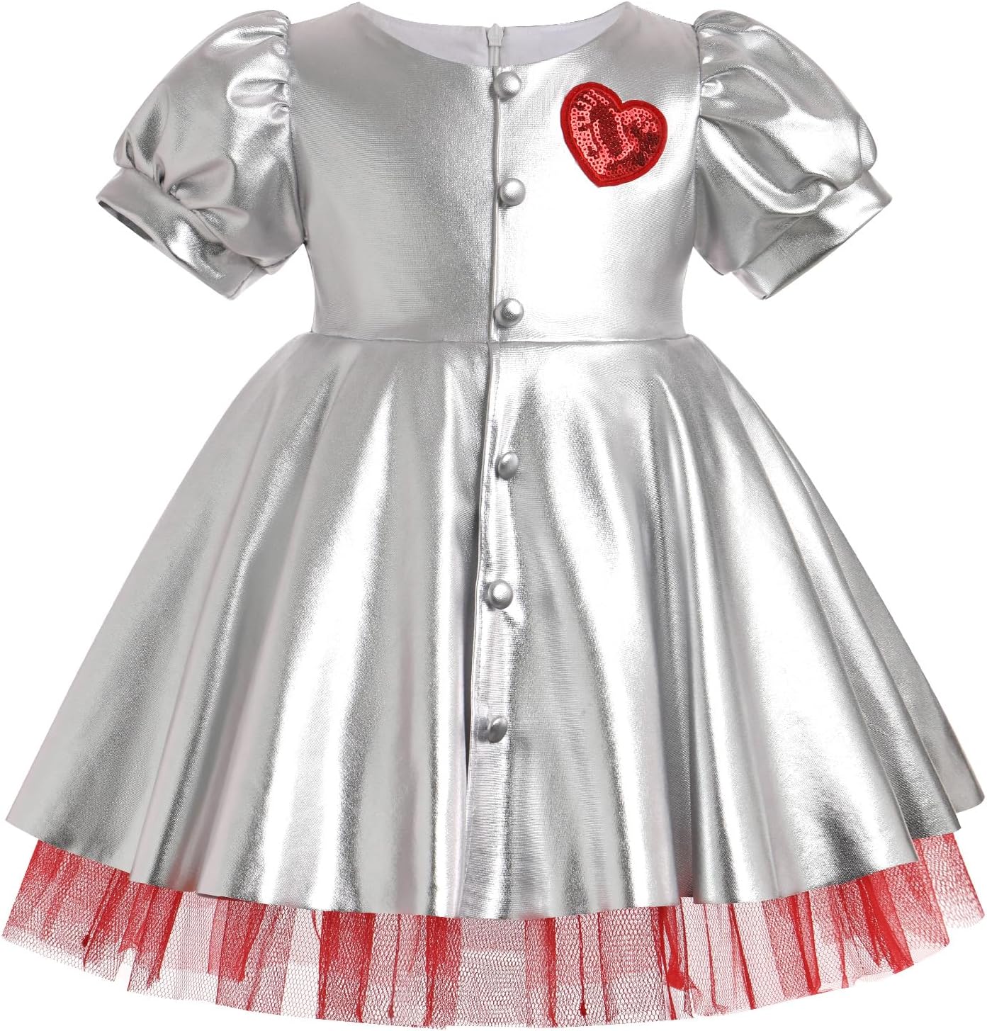 IBTOM CASTLE Kids Halloween Spider Web Tulle Dress