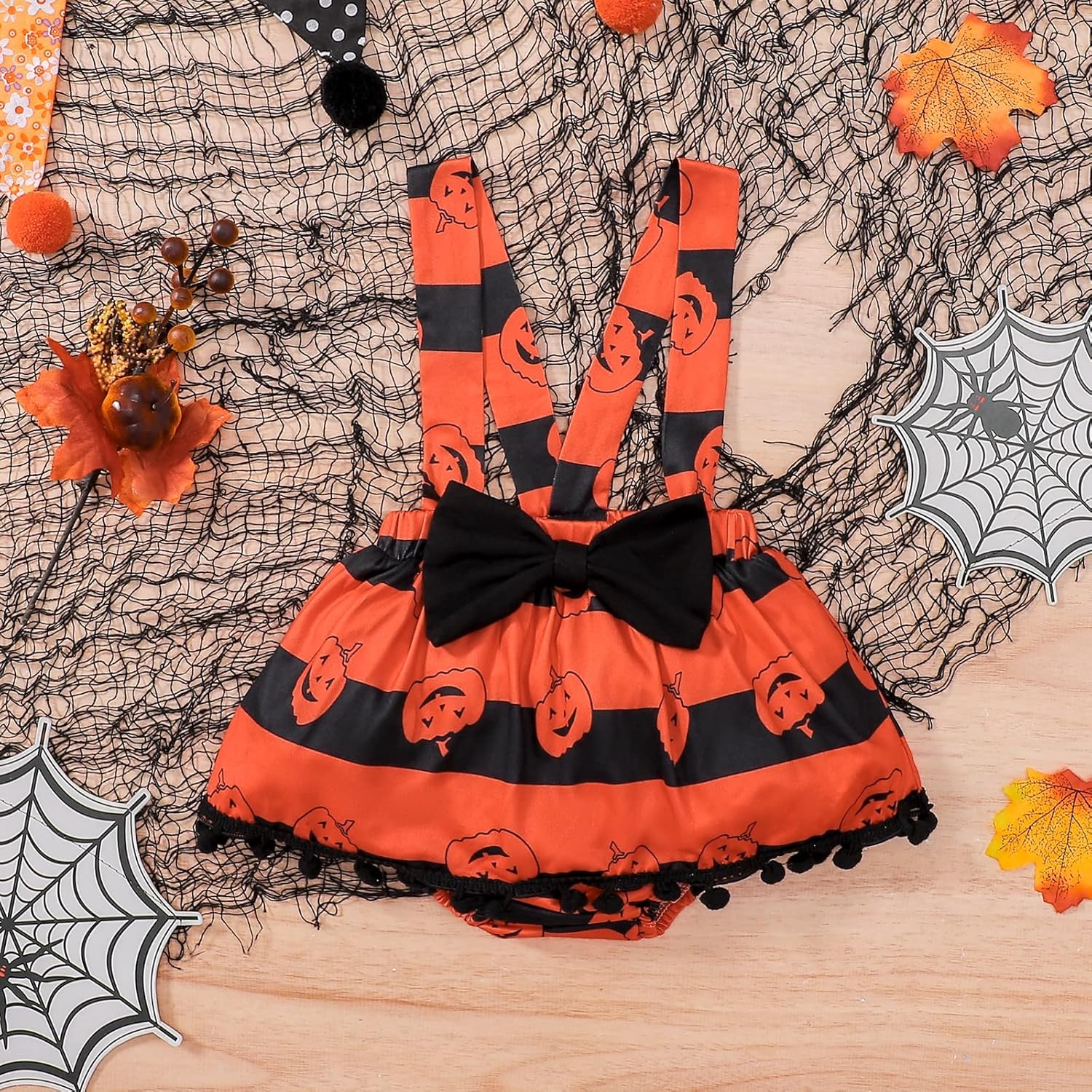 DOMOABEI My First Halloween Baby Girl Outfit 0-18 Months