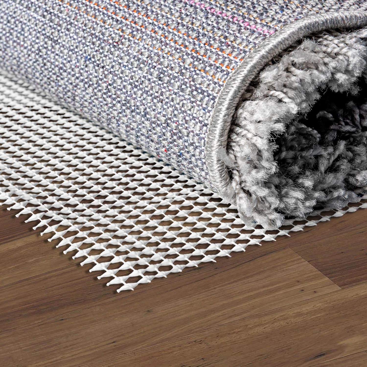 Unique Loom Anti-Slip Rug Pad 8 x 10 Oval 1