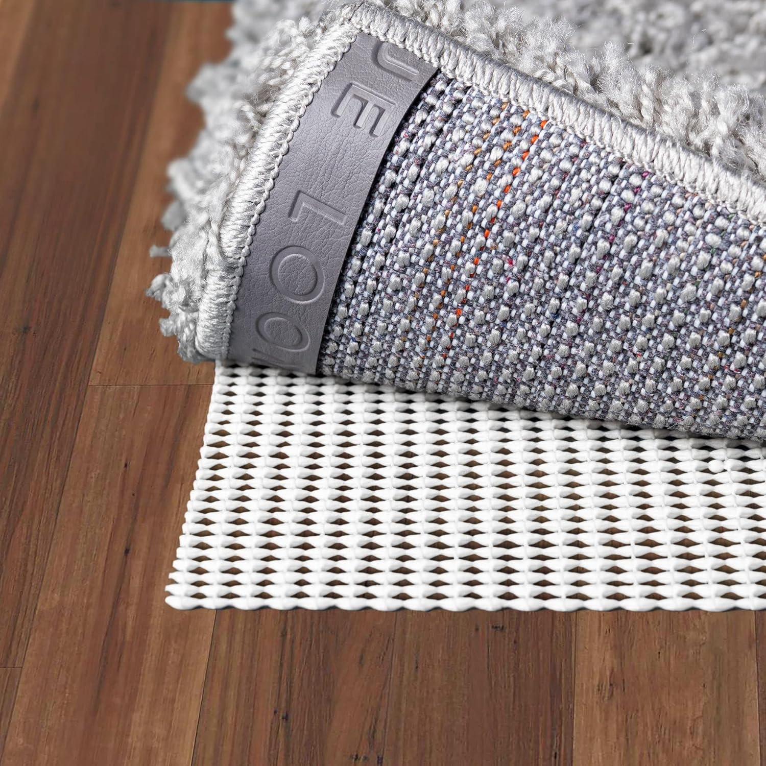 Unique Loom Anti-Slip Rug Pad 8 x 10 Oval 1