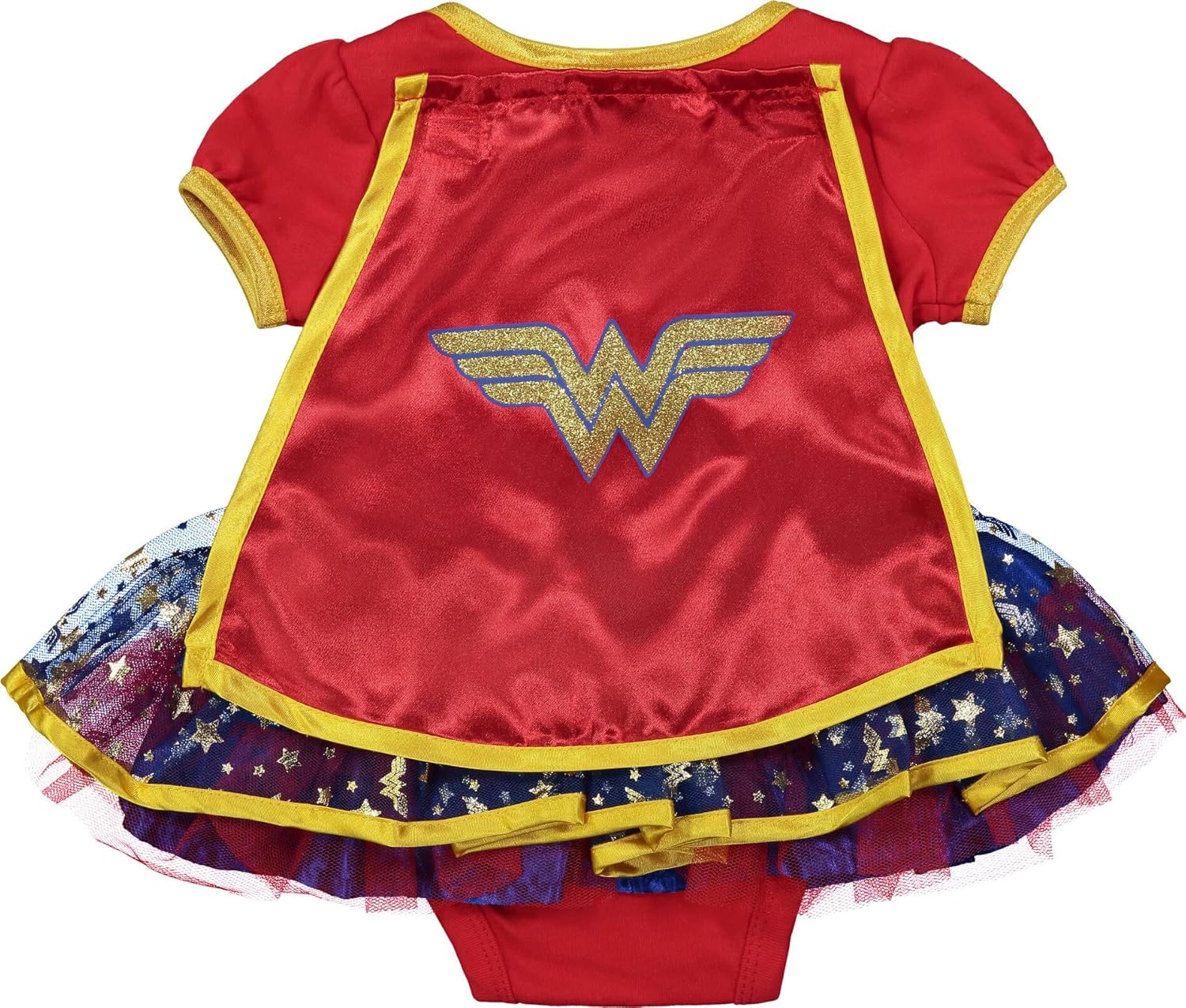 DC Comics Wonder Woman Baby Costume Bodysuit Cape Headband