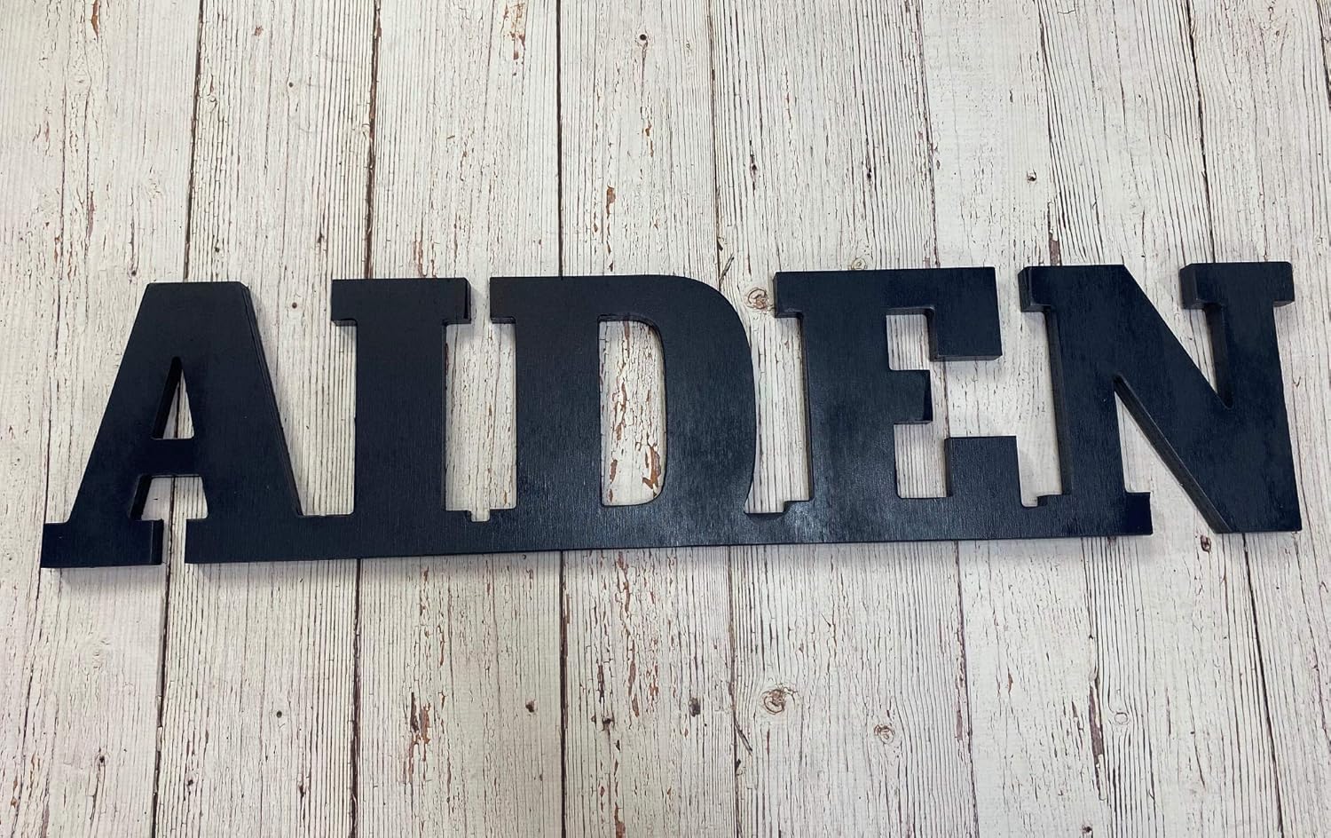Handmade Large Kids Name Sign Wall Art