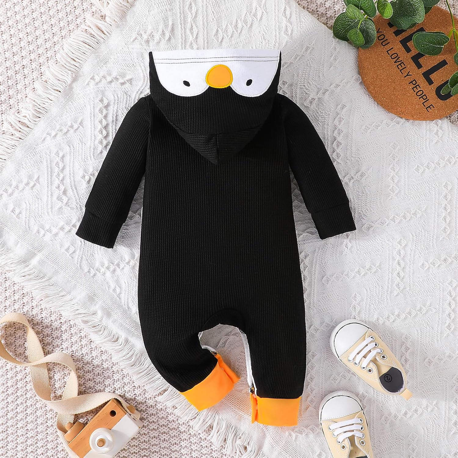 Gakizon Baby Penguin Halloween Outfit Long Sleeve Hoodie