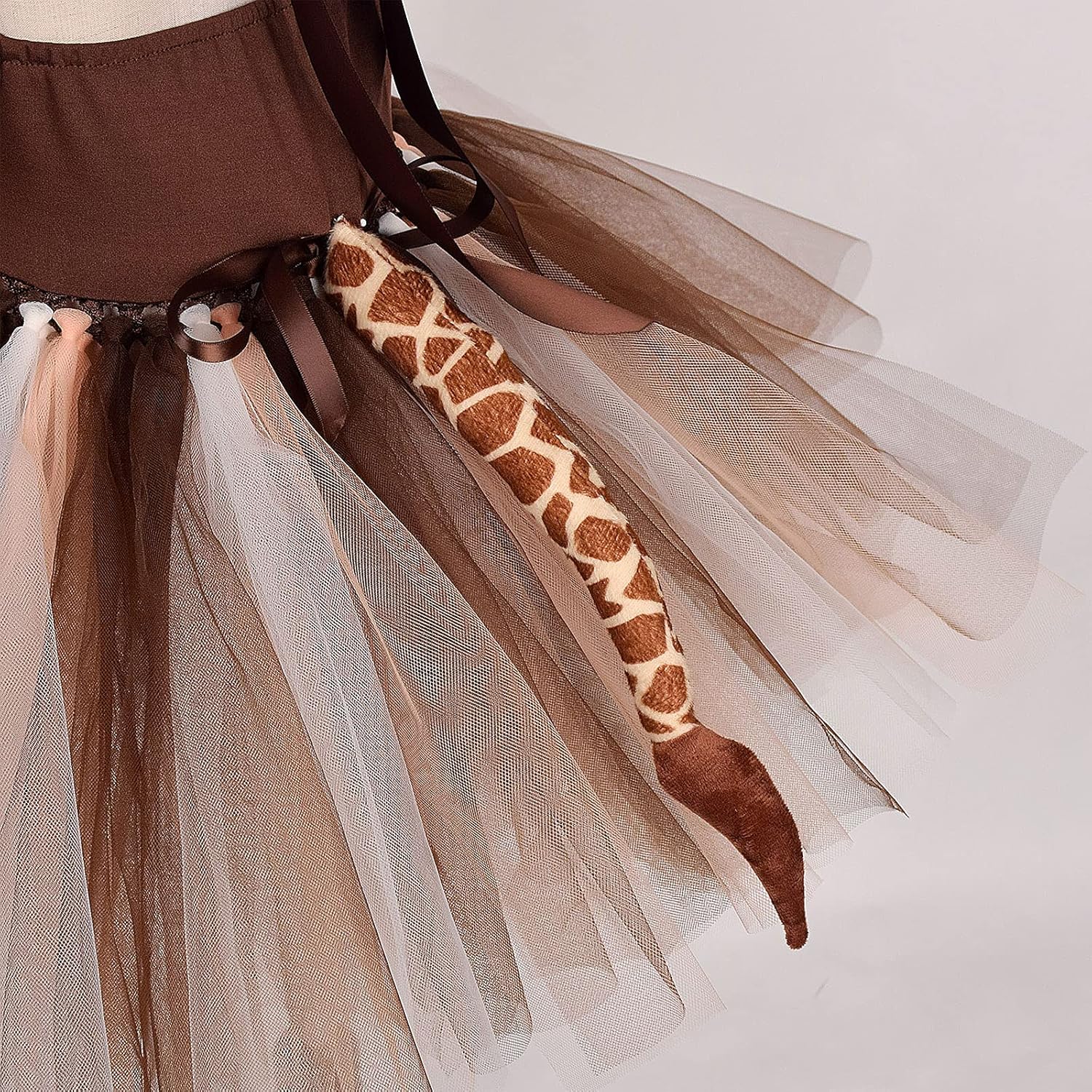 IBTOM CASTLE Giraffe Cow Tutu Costume for Girls