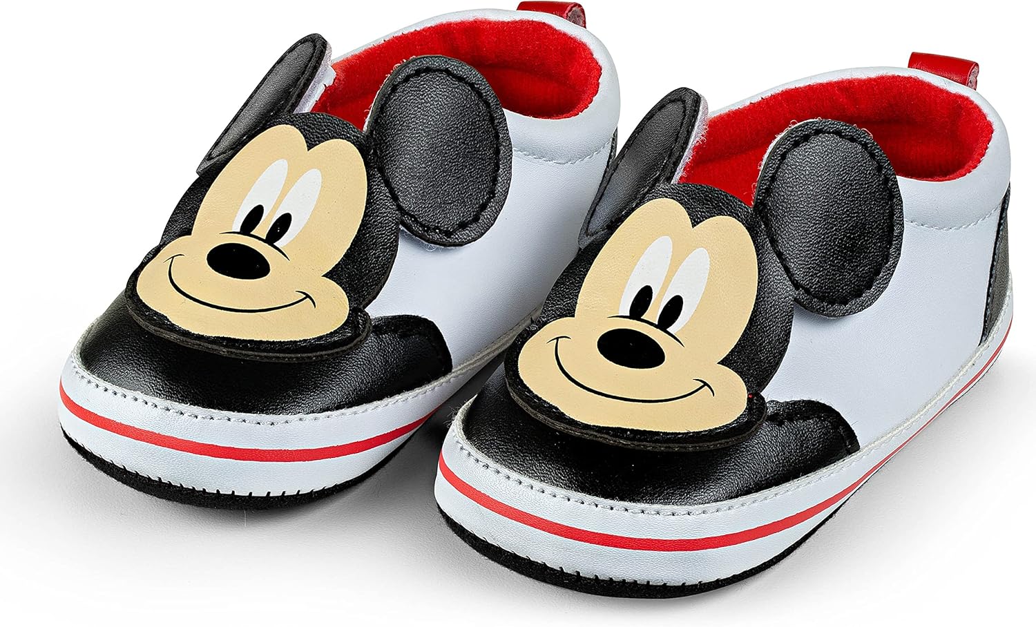 Disney Mickey Mouse Infant Shoes - Velcro Closure Size 12-24 Months