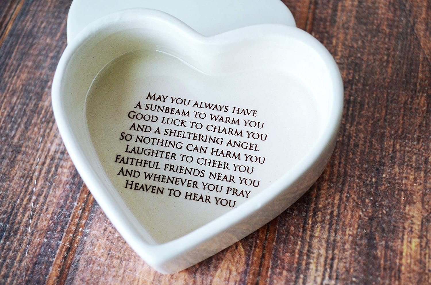 Personalized Keepsake Box with Irish Blessing 1