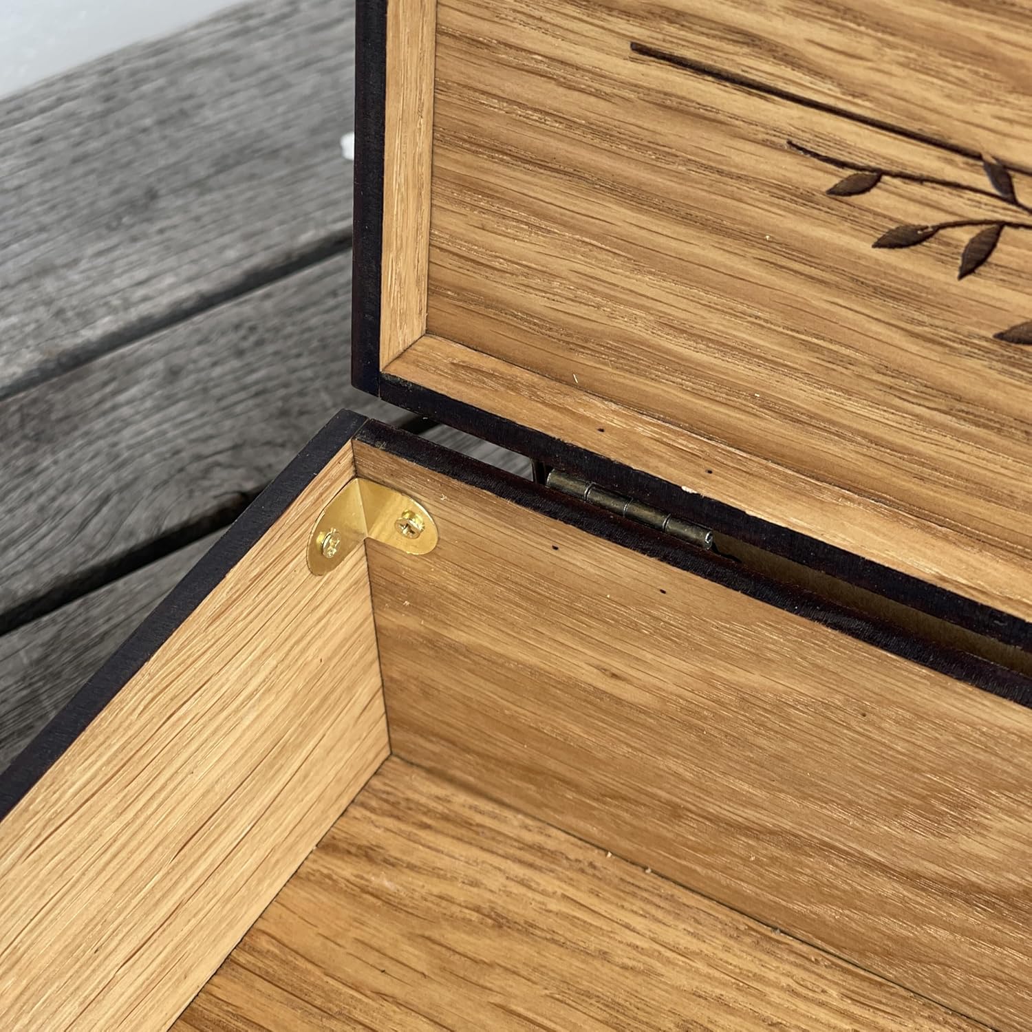 Personalized Wooden Name Box for Keepsakes and Memories